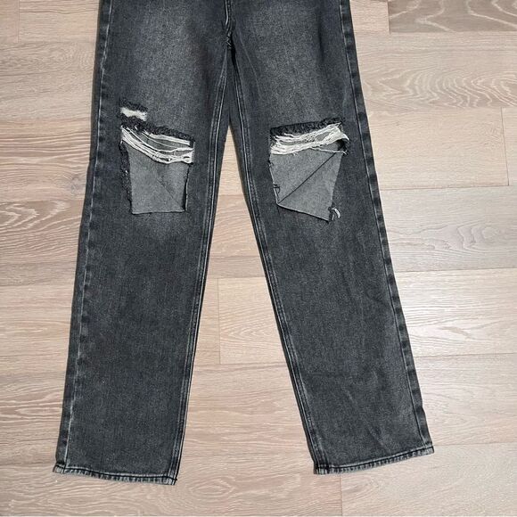 Pacsun Washed Black Ripped '90s Boyfriend Jeans 28 - Picture 4 of 10